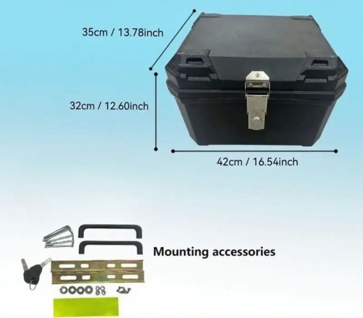 Caja para Motocicleta 45 litros