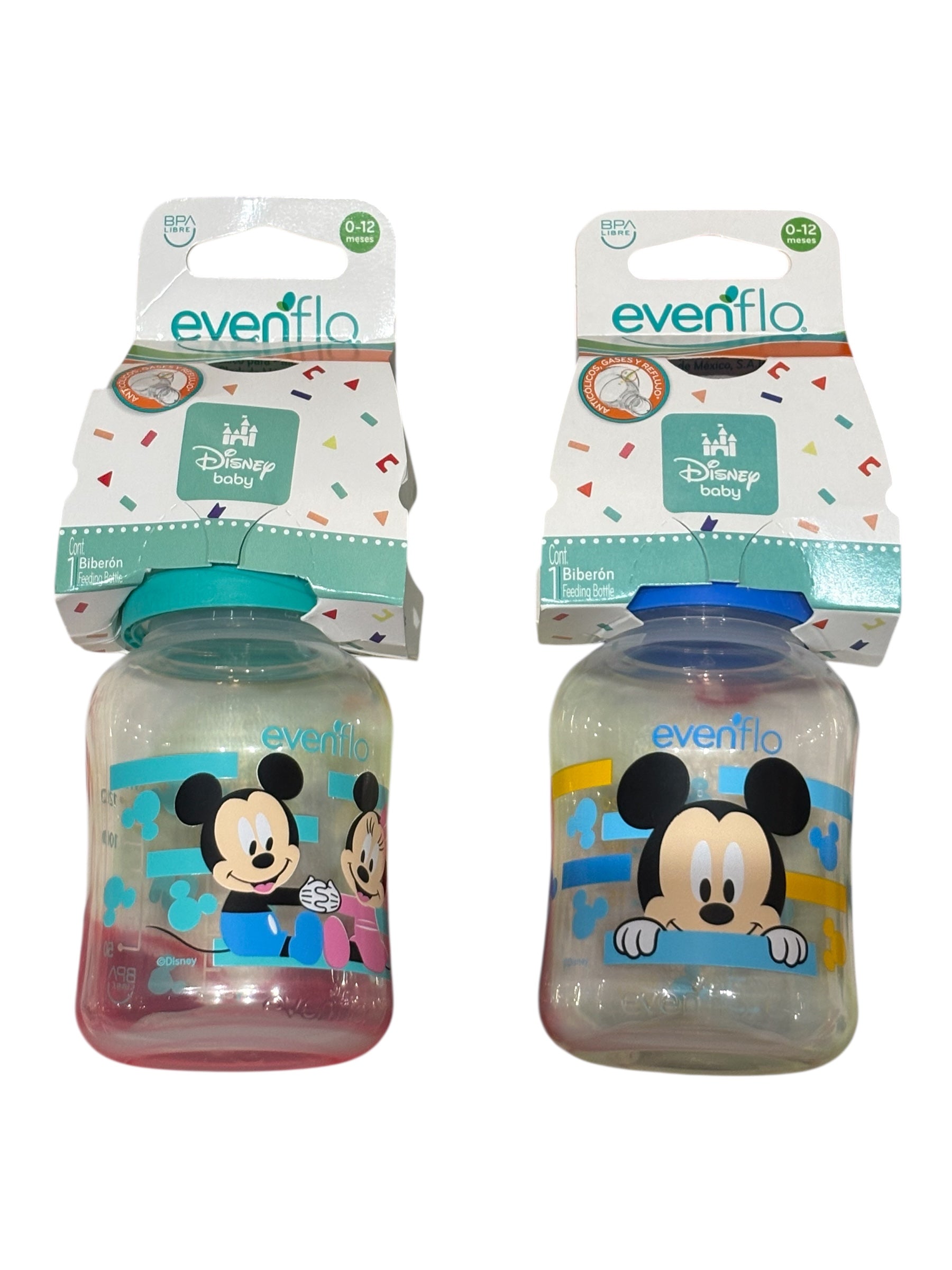 Set de 2 Biberones Evenflo Disney