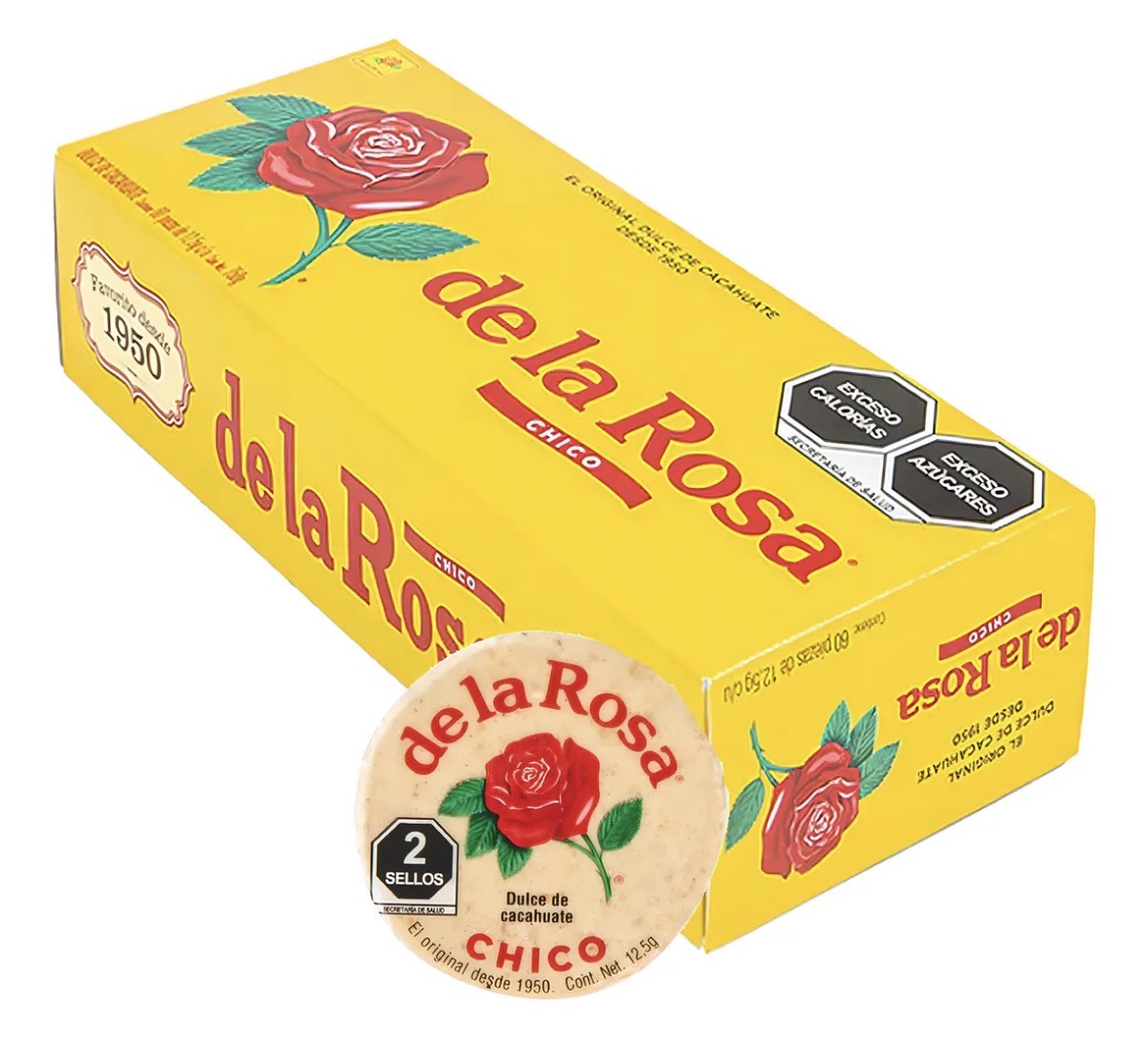 Mazapán De la Rosa 40 pzas de 21 g c/u