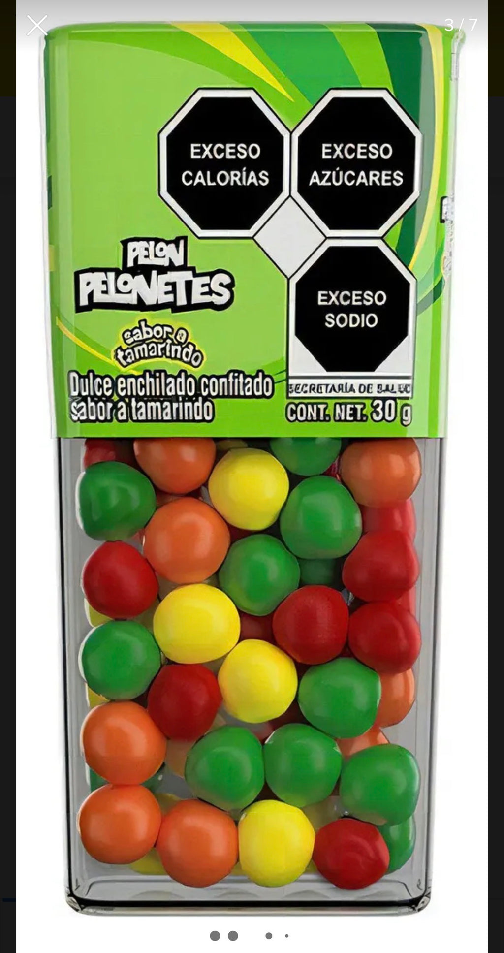 Dulce Enchilado Pelon Pelonetes 18 pzas