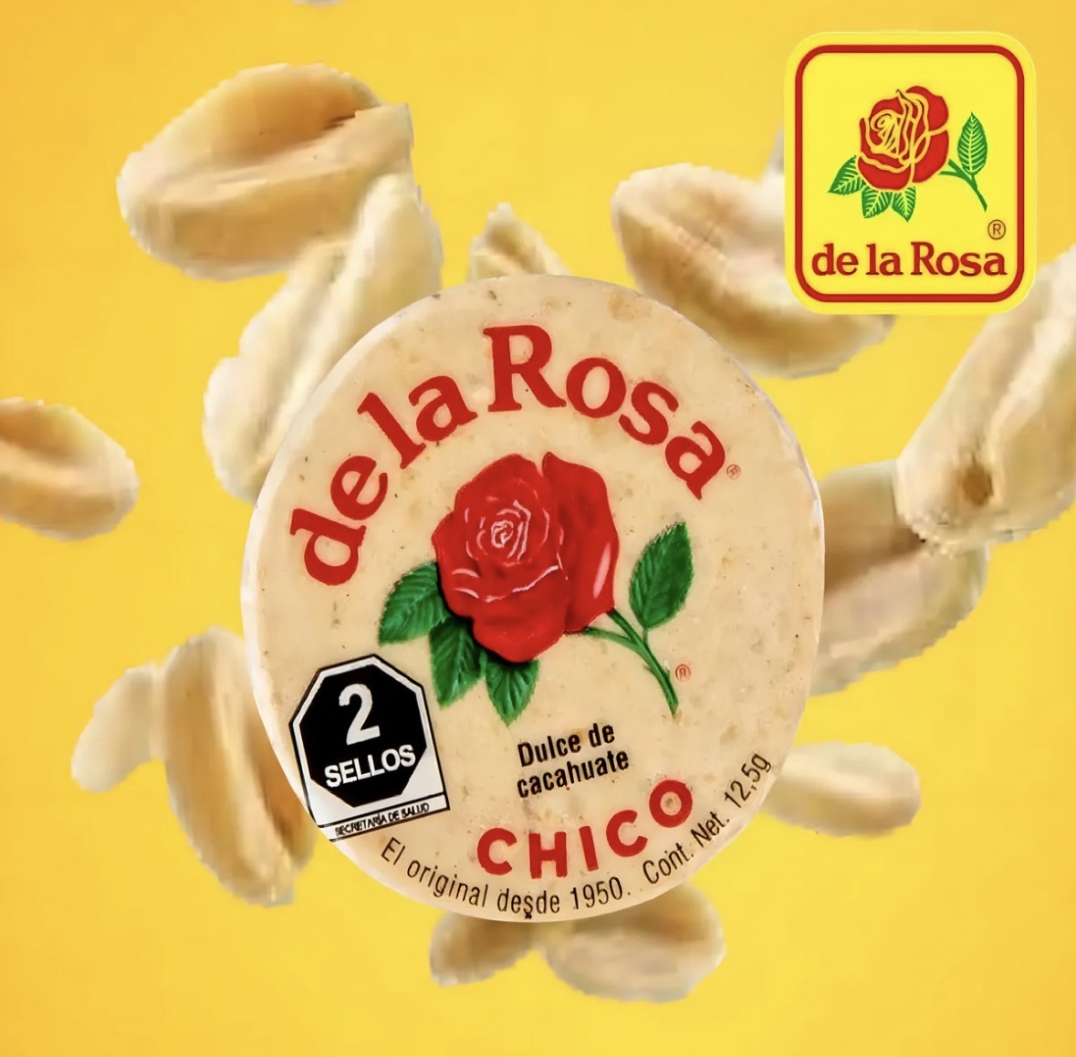 Mazapán De la Rosa 40 pzas de 21 g c/u