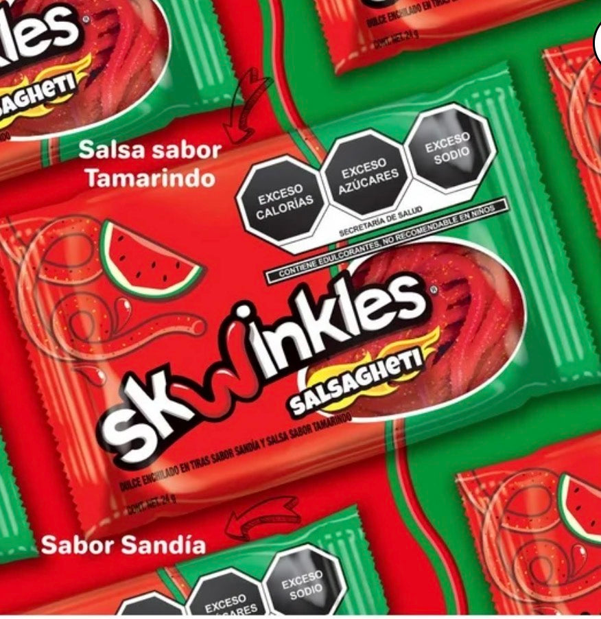 Skwinkles Salsagheti 24 paquetes total 576g