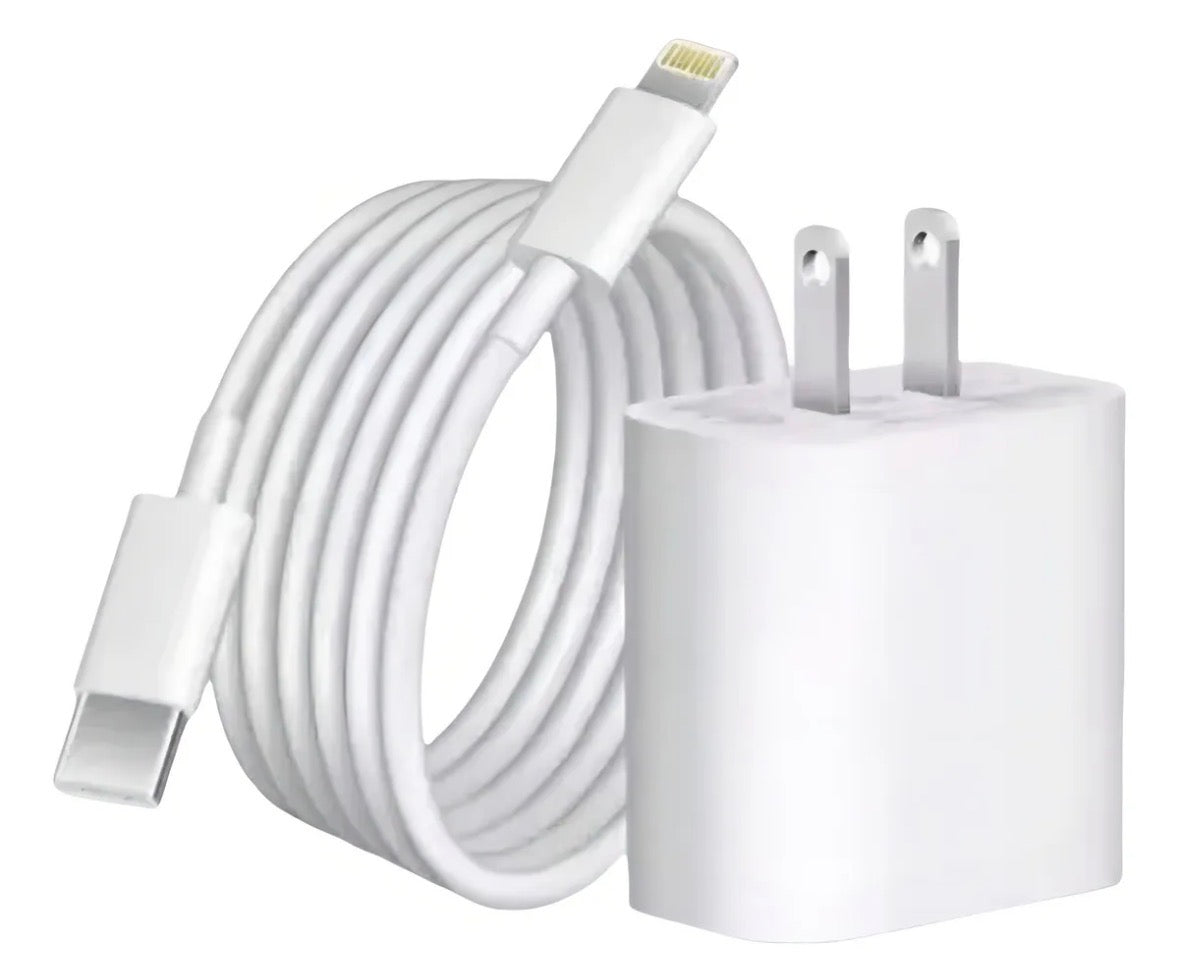 Cargador compatible Con iPhone 20 Wcarga rápida iPhone X,14,13,12,11, Xr